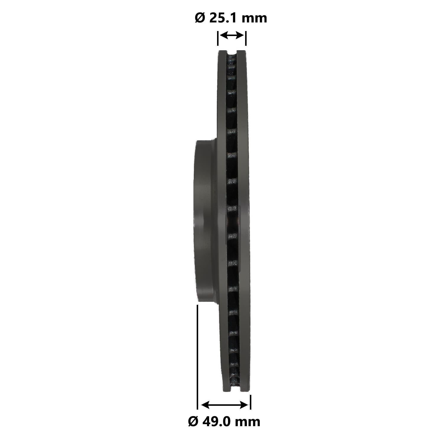 Disc Brake Rotor 75028DL