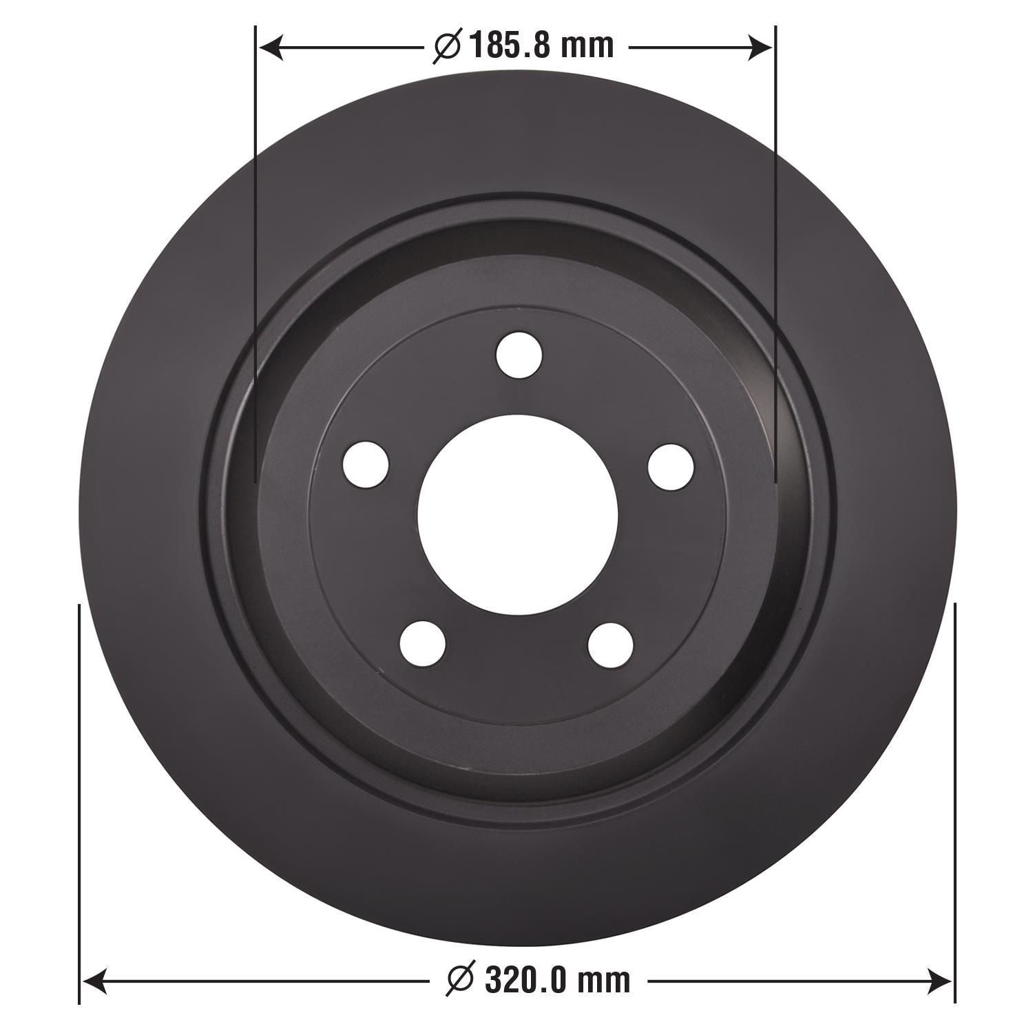 Gold Disc Brake Rotor 75031DG