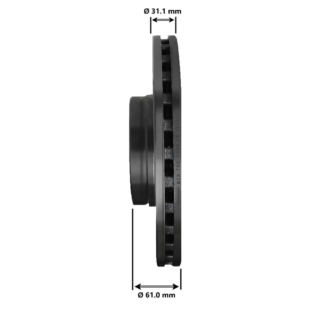 Severe Duty Disc Brake Rotor 75033SD