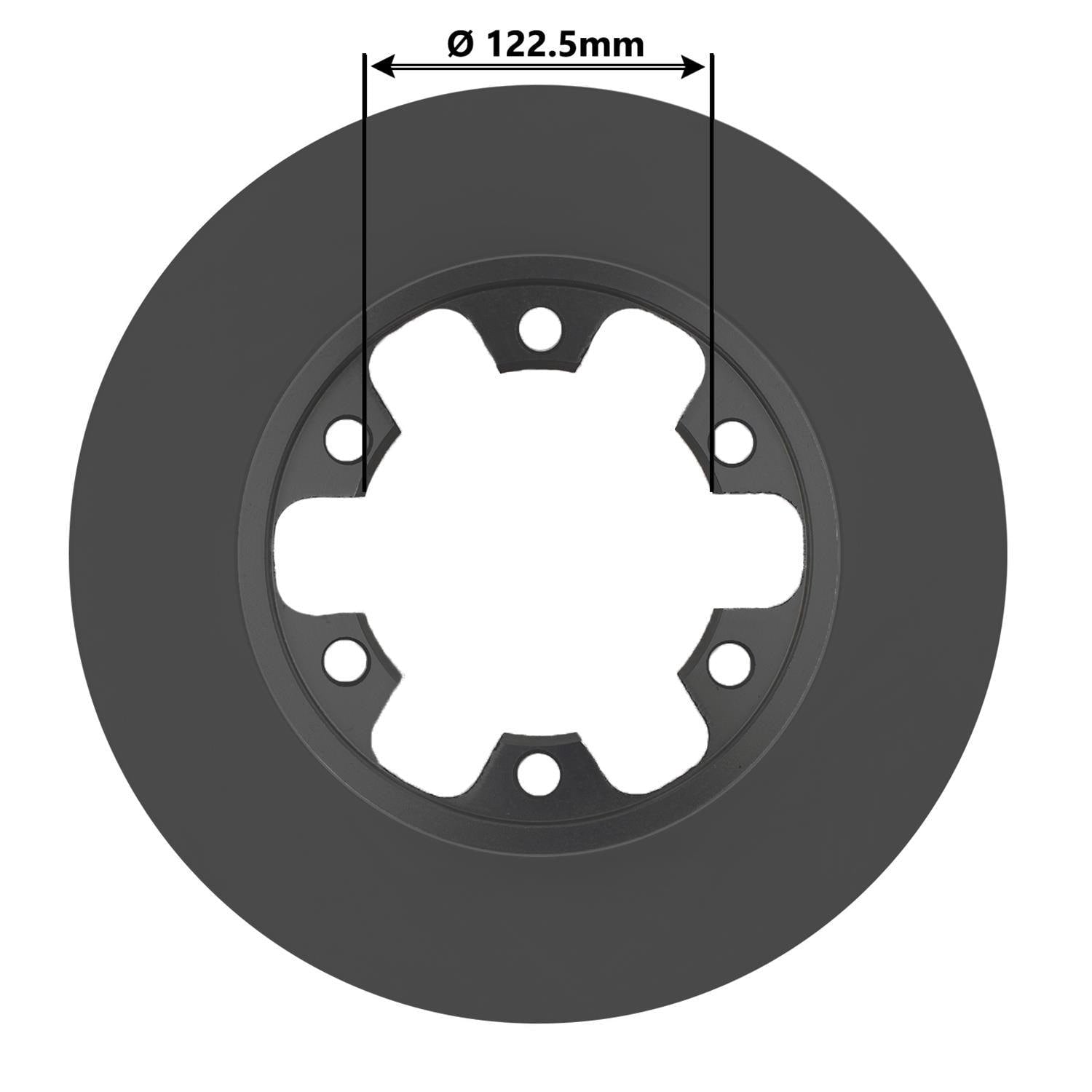 Gold Disc Brake Rotor 75042DG