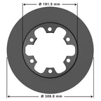 Severe Duty Disc Brake Rotor 75042SD