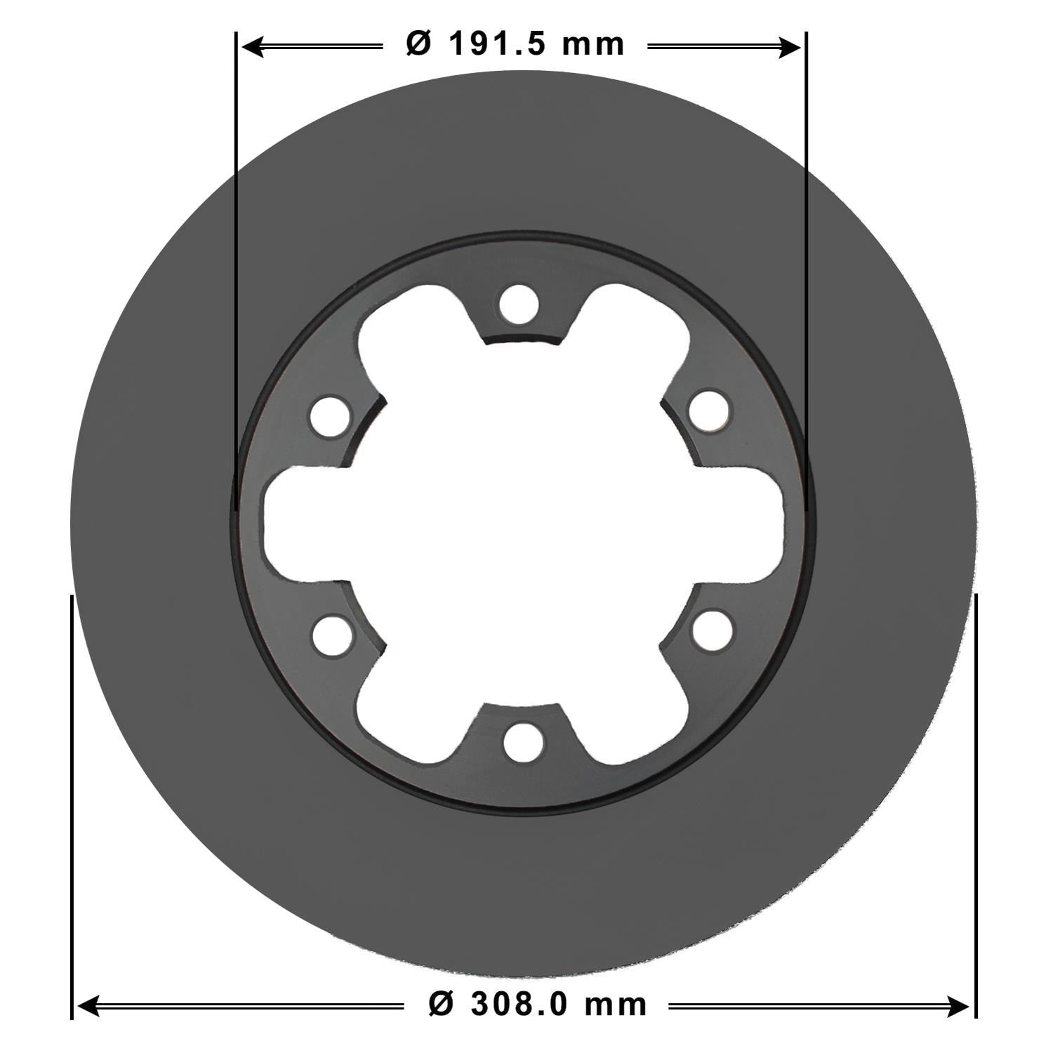 Severe Duty Disc Brake Rotor 75042SD