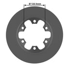 Severe Duty Disc Brake Rotor 75042SD