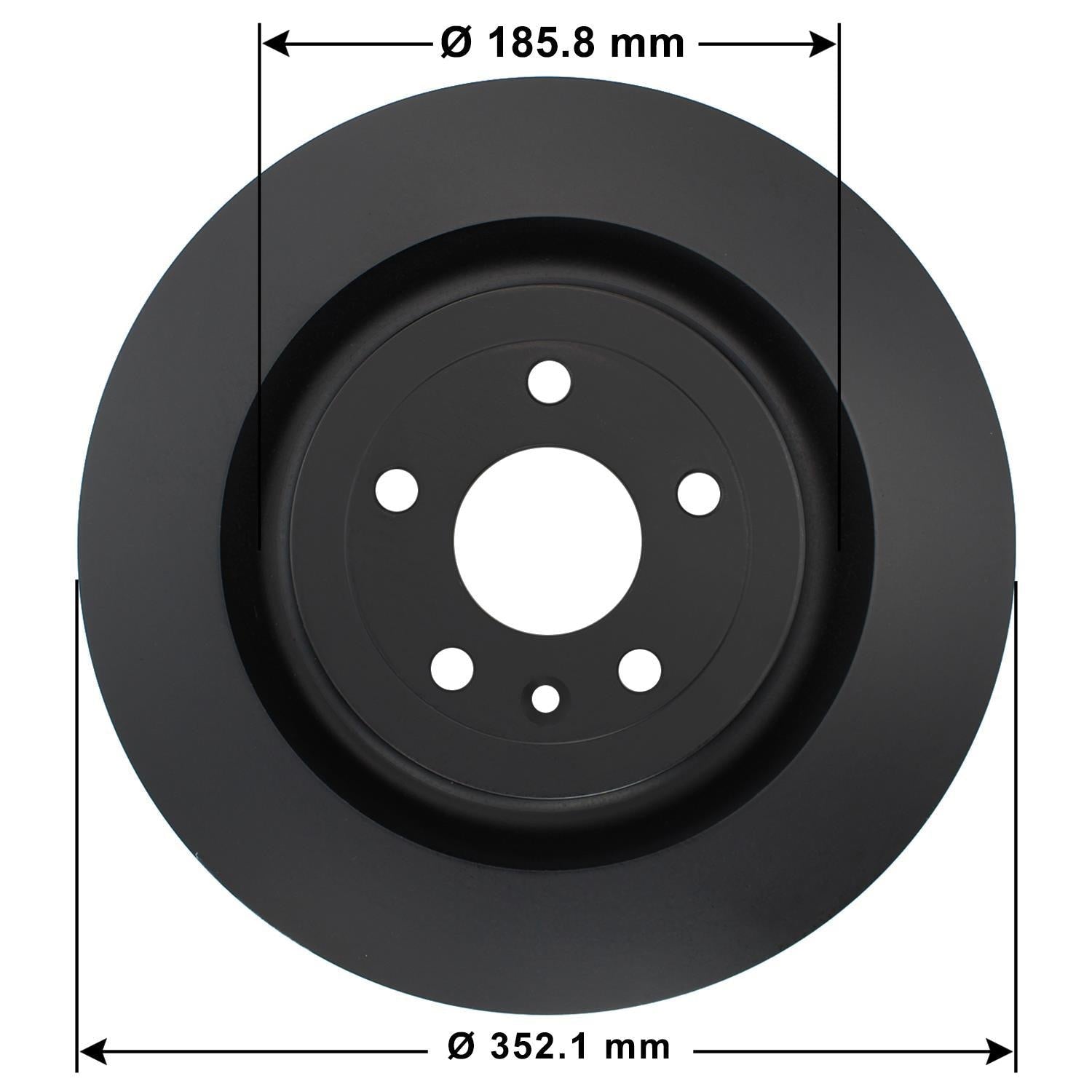 Gold Disc Brake Rotor 75045DG