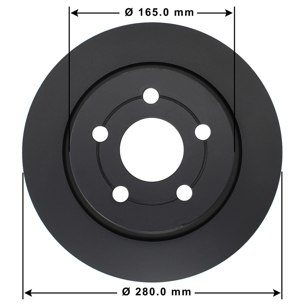 Gold Disc Brake Rotor 75056DG