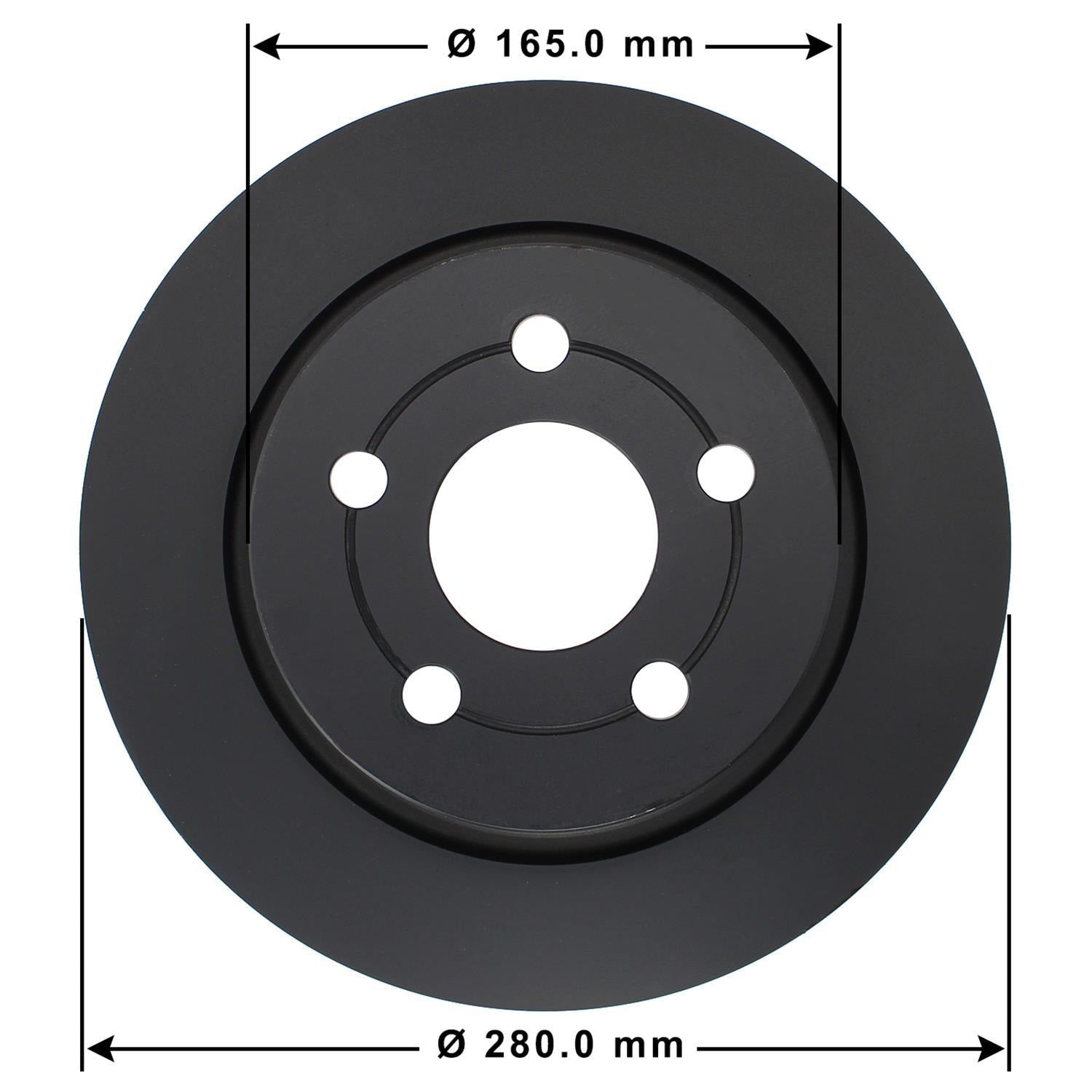 Gold Disc Brake Rotor 75056DG