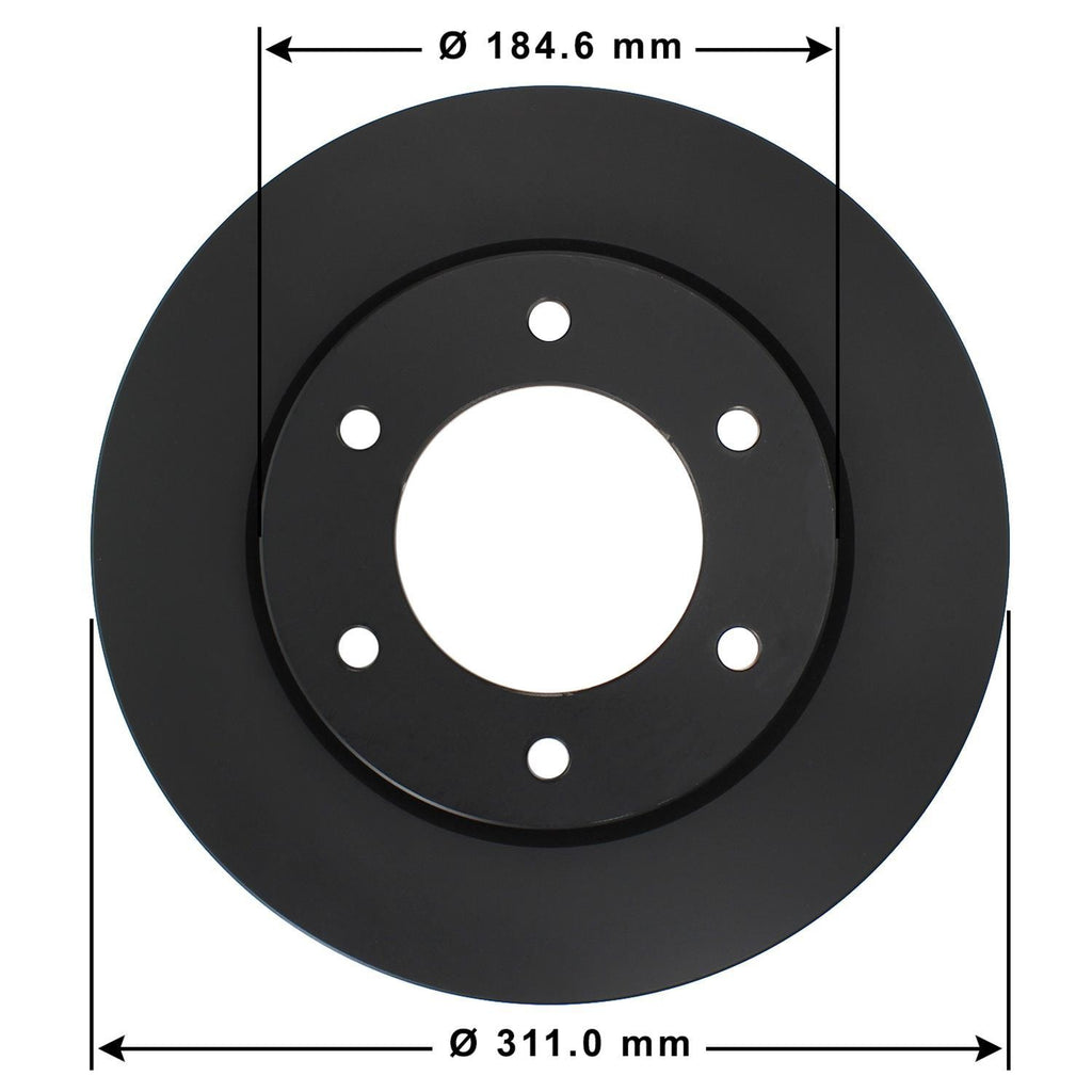 Gold Disc Brake Rotor 75057DG