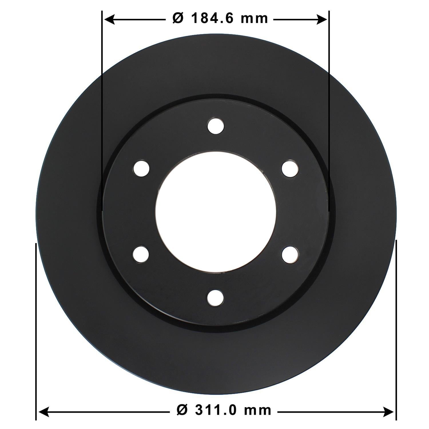Gold Disc Brake Rotor 75057DG
