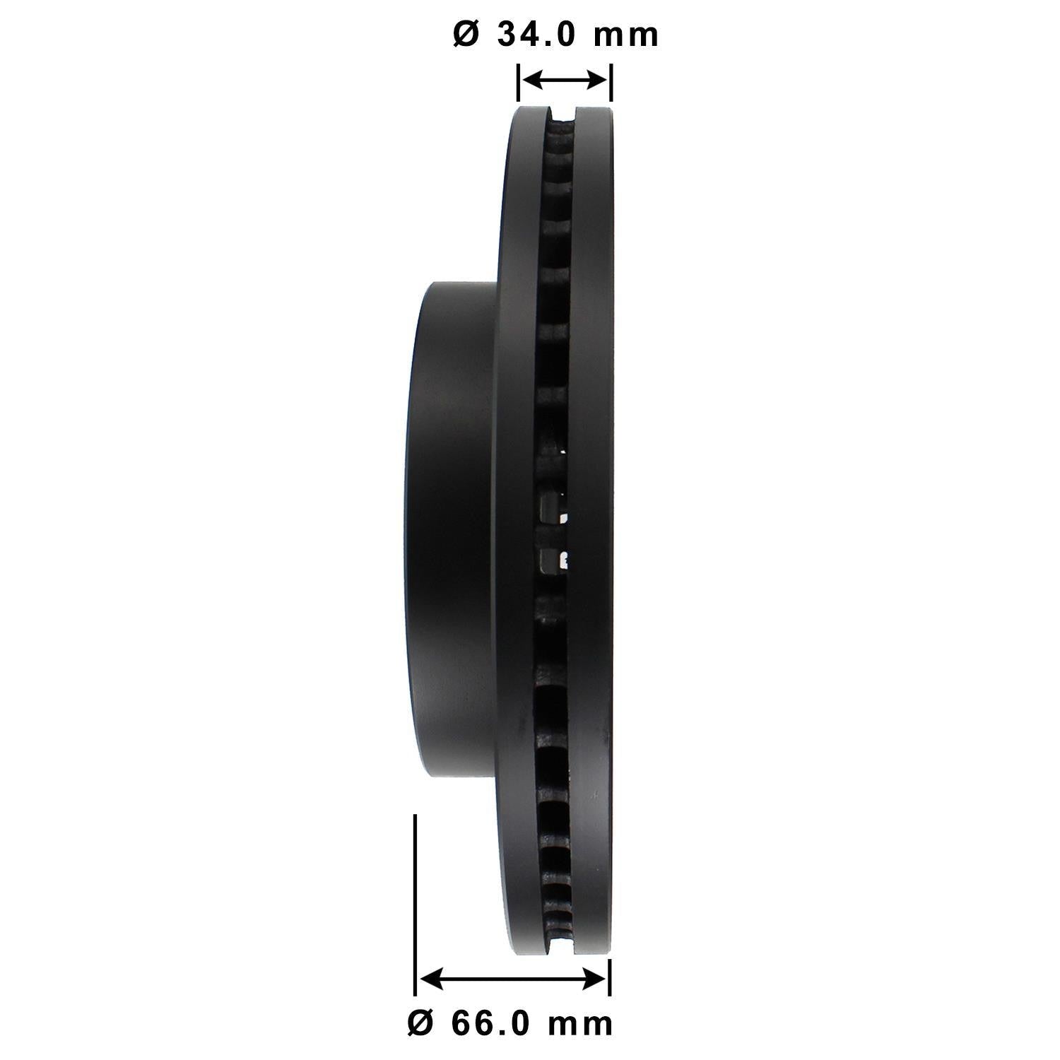 Gold Disc Brake Rotor 75057DG