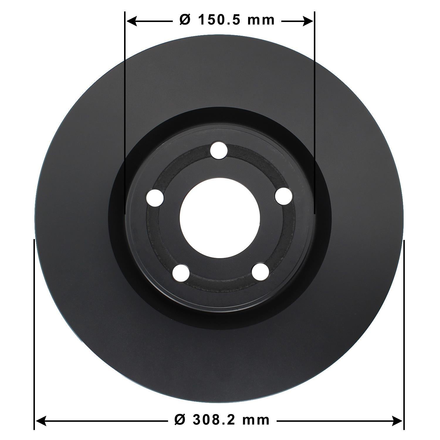 Gold Disc Brake Rotor 75066DG