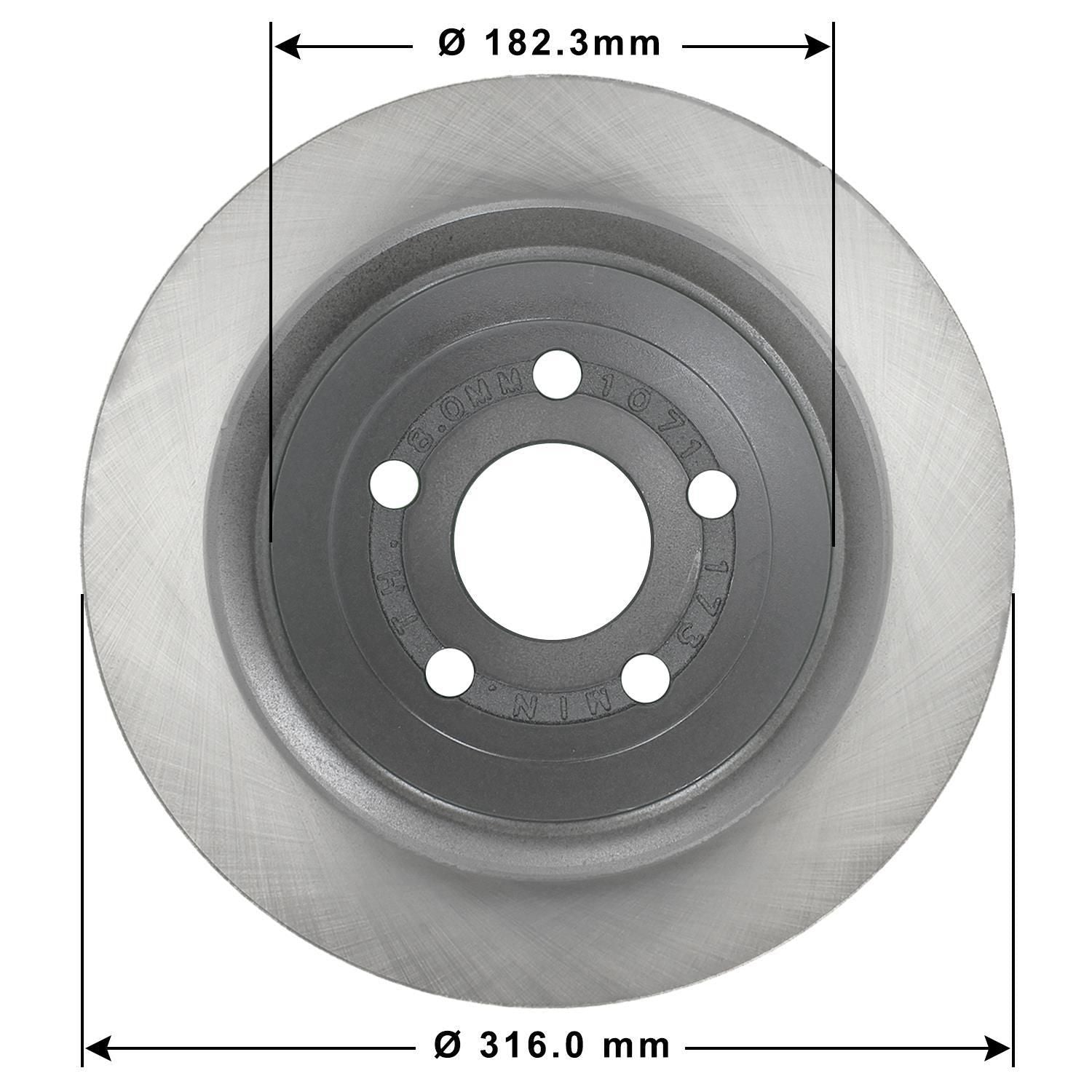 Disc Brake Rotor 75067DL