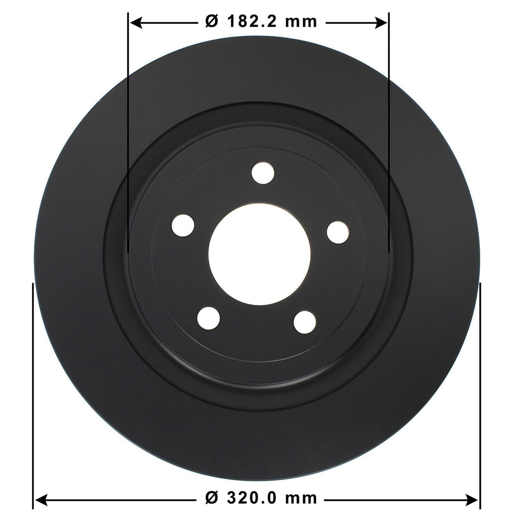 Gold Disc Brake Rotor 75069DG
