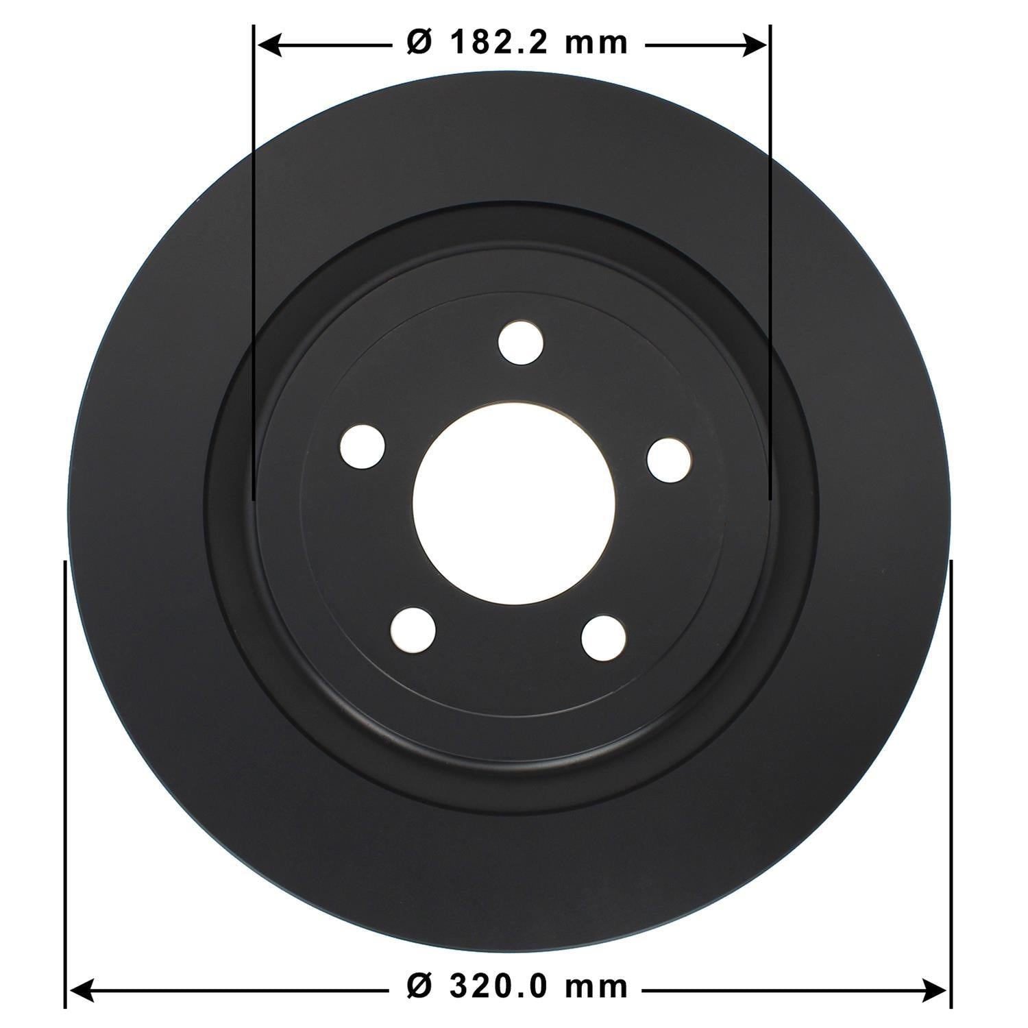 Gold Disc Brake Rotor 75069DG