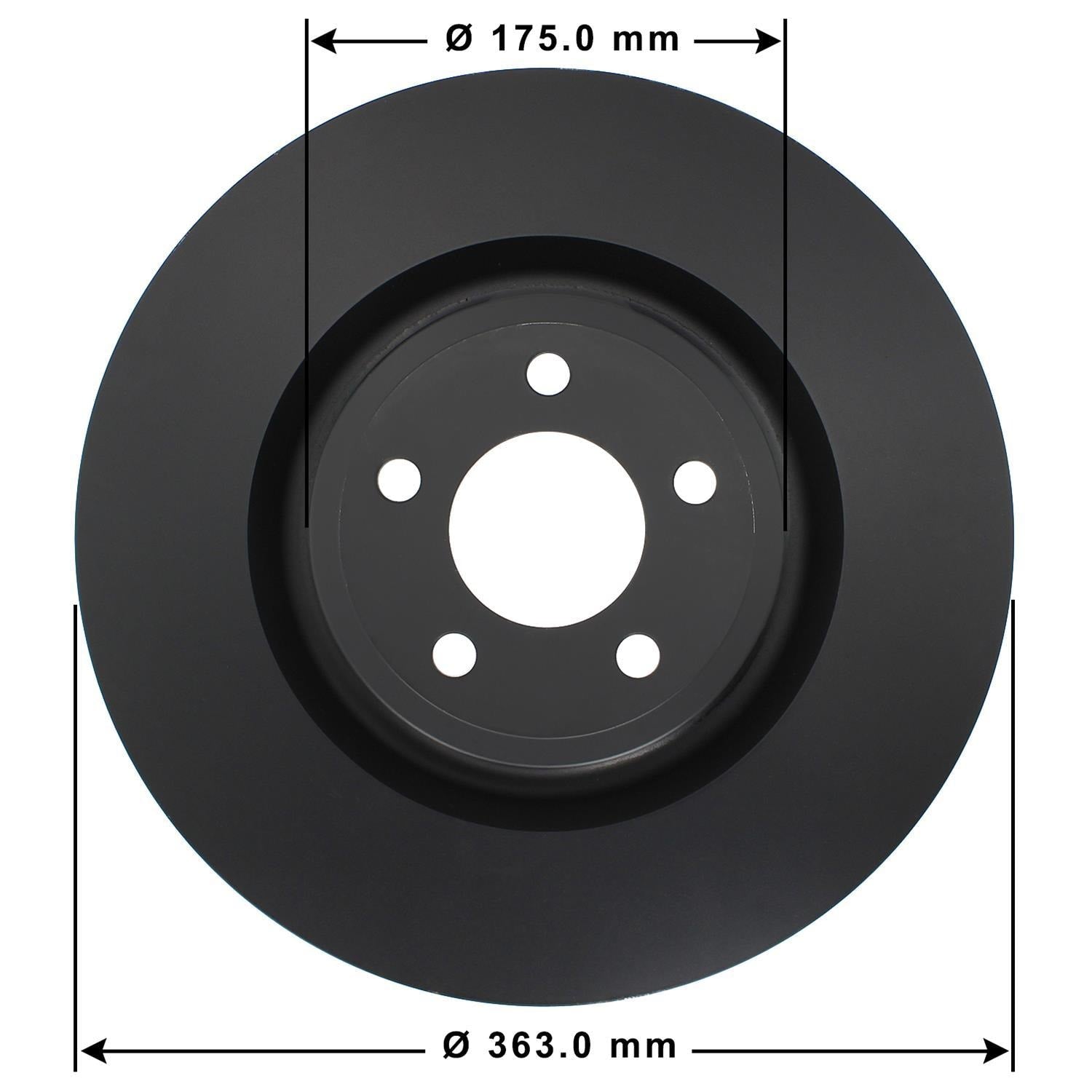 Gold Disc Brake Rotor 75070DG