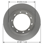 Severe Duty Disc Brake Rotor 75076SD