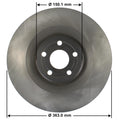 Disc Brake Rotor 75077DL