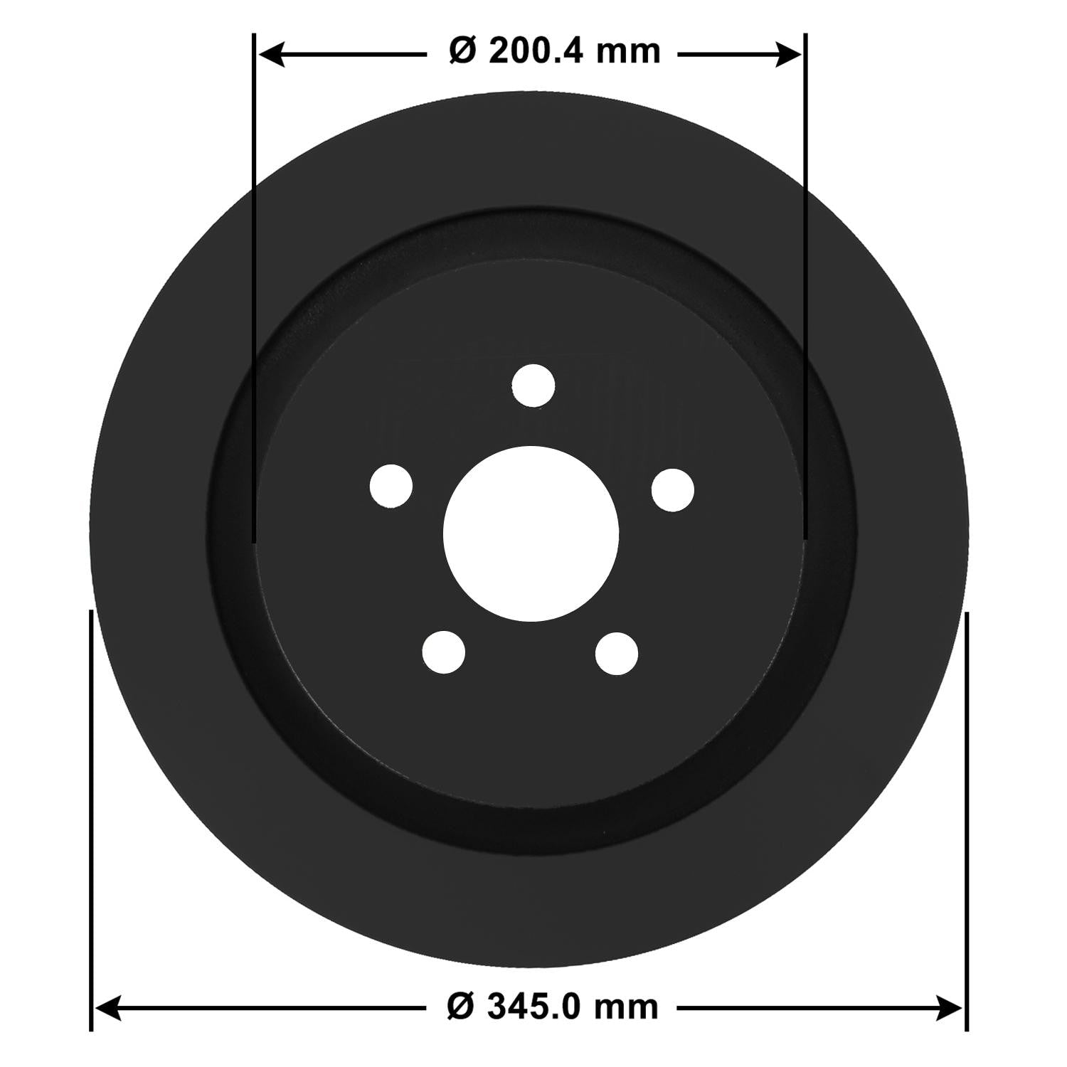 Gold Disc Brake Rotor 75081DG