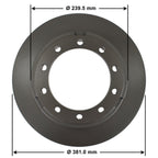 Severe Duty Disc Brake Rotor 75089SD