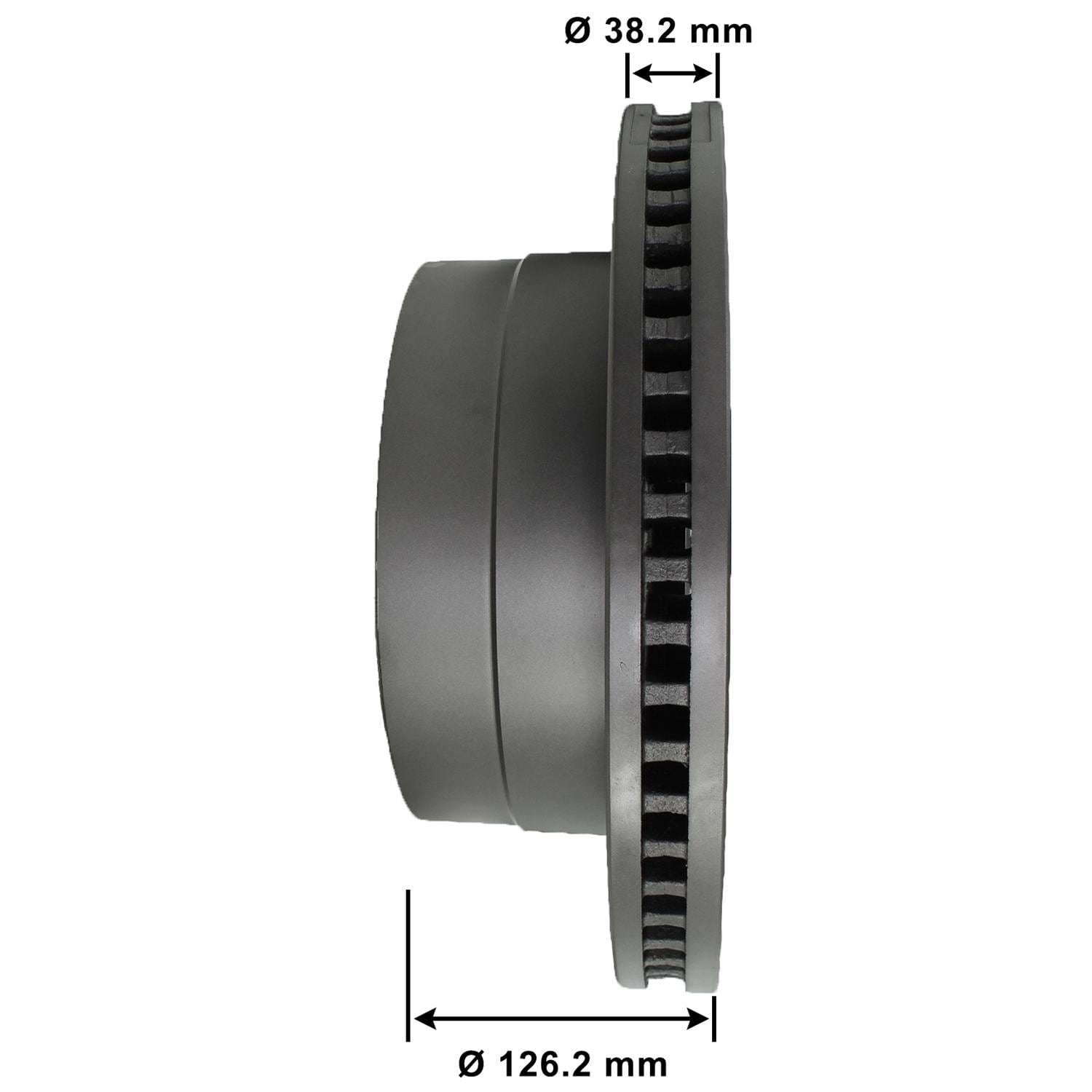 Severe Duty Disc Brake Rotor 75097SD