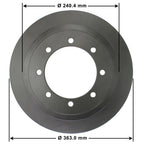 Severe Duty Disc Brake Rotor 75097SD