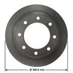 Severe Duty Disc Brake Rotor 75099SD