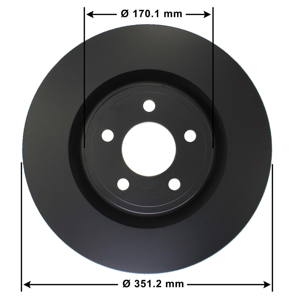 Gold Disc Brake Rotor 75103DG