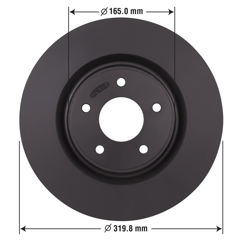Gold Disc Brake Rotor 76018DG