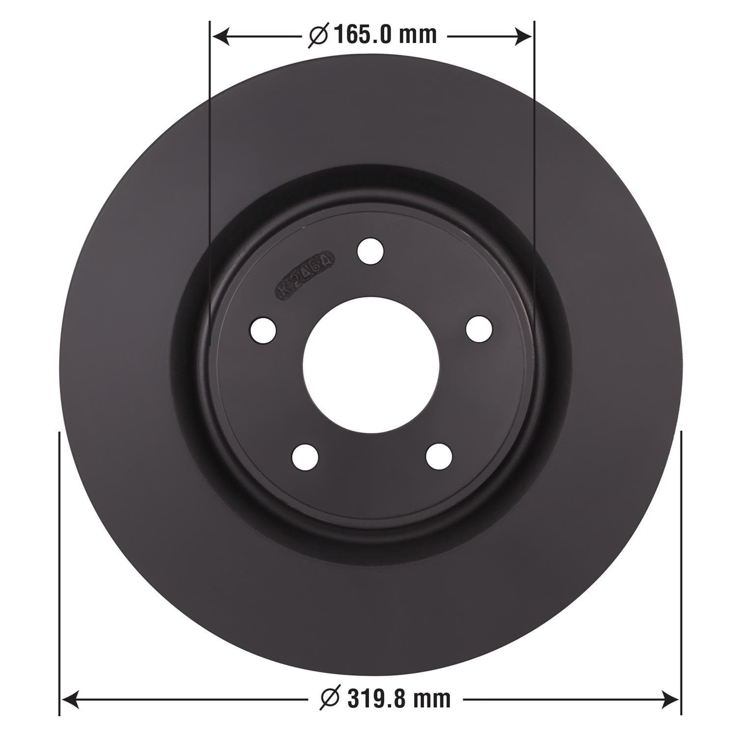 Gold Disc Brake Rotor 76018DG