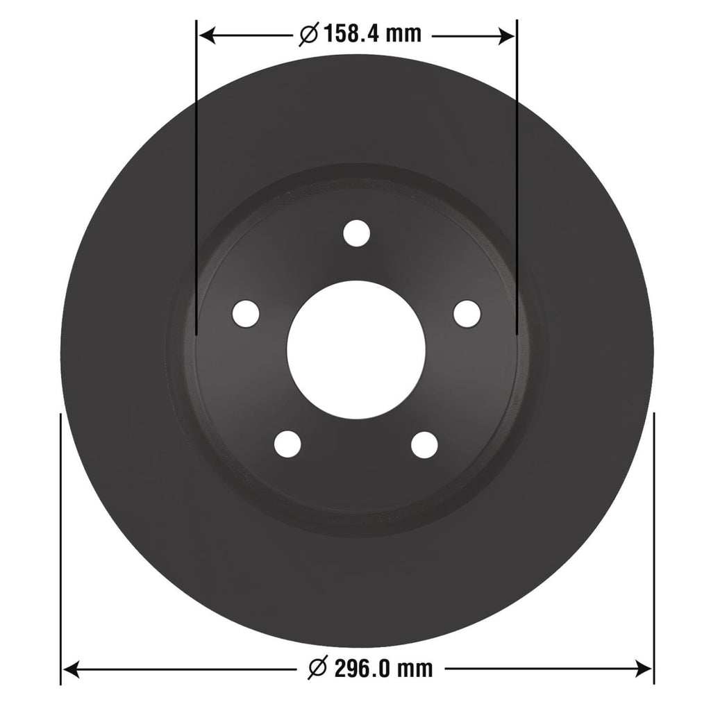 Gold Disc Brake Rotor 76020DG