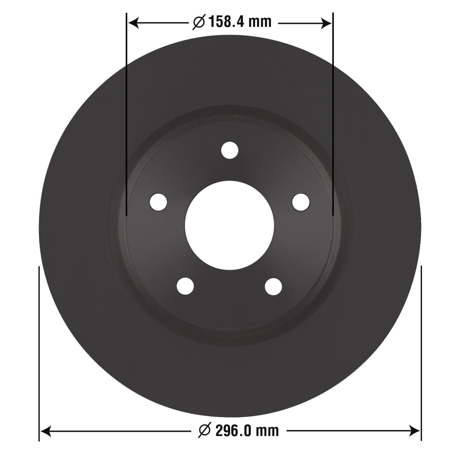 Gold Disc Brake Rotor 76020DG