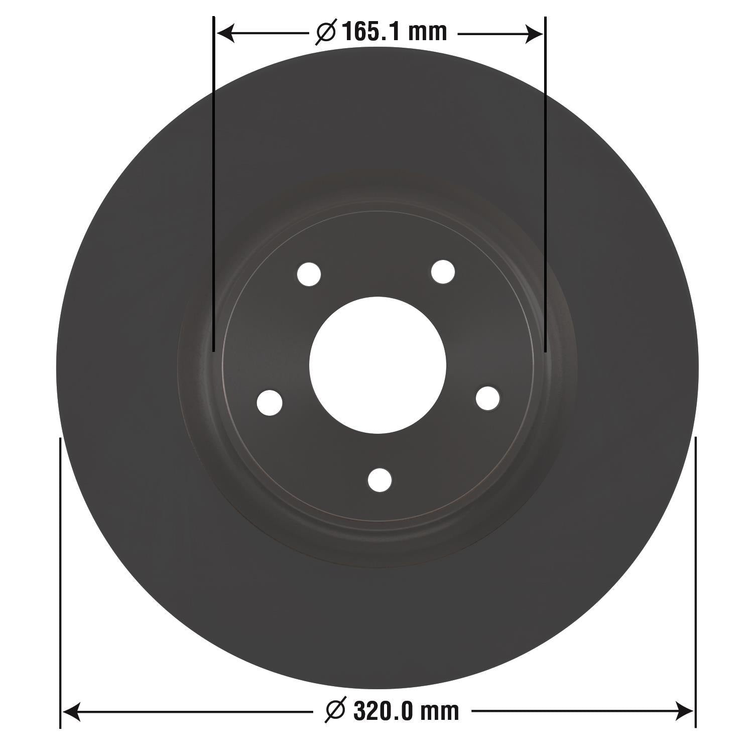 Gold Disc Brake Rotor 76021DG