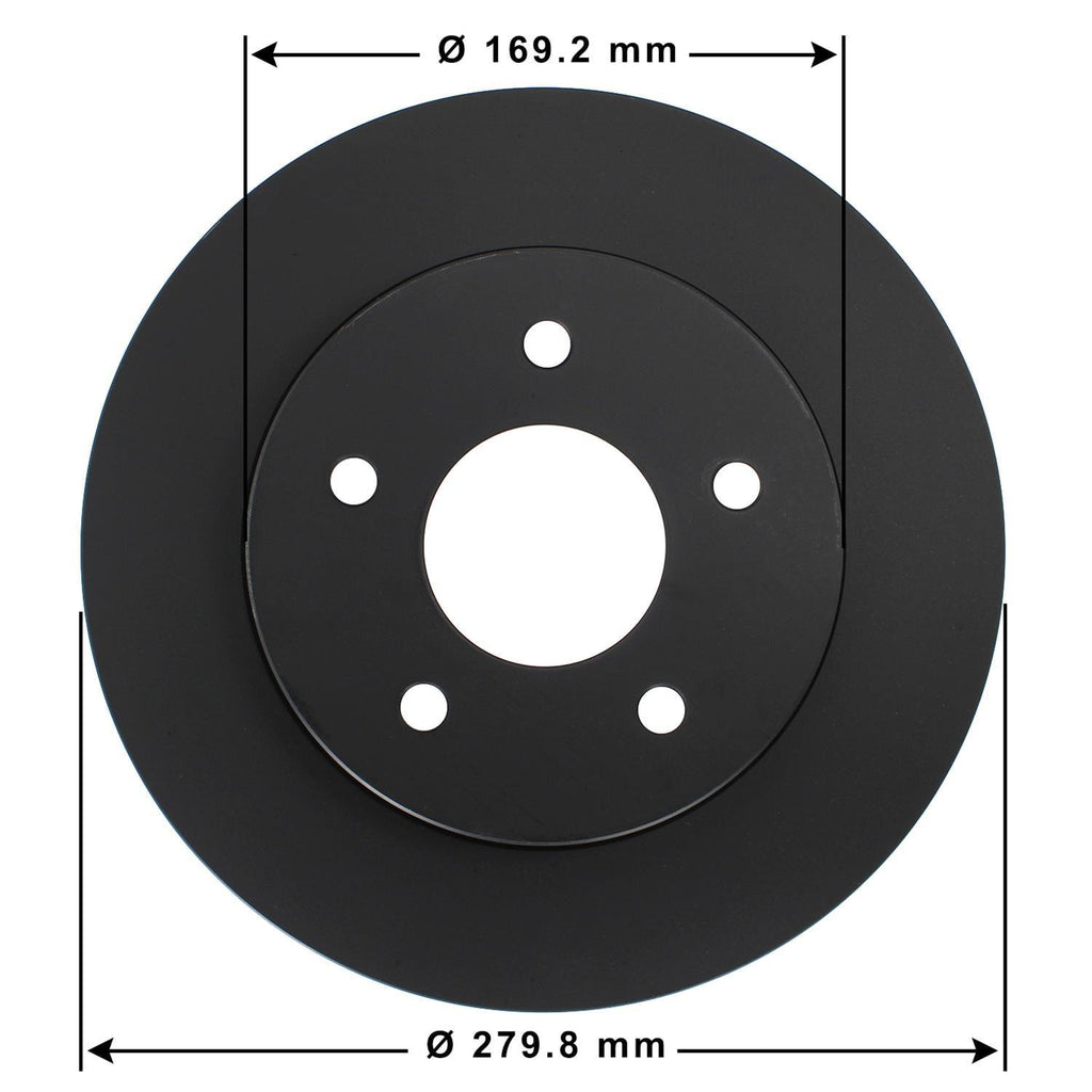Gold Disc Brake Rotor 76026DG