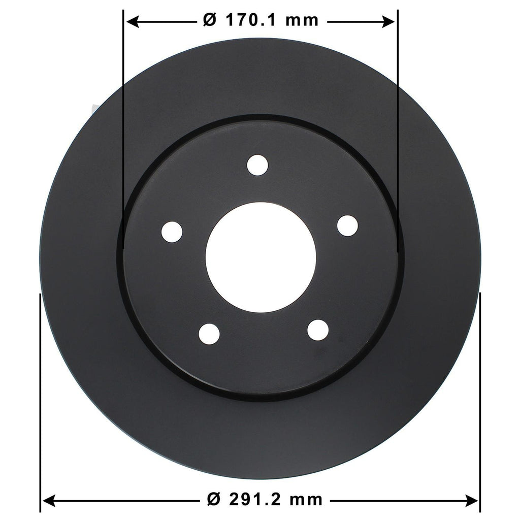 Gold Disc Brake Rotor 76027DG