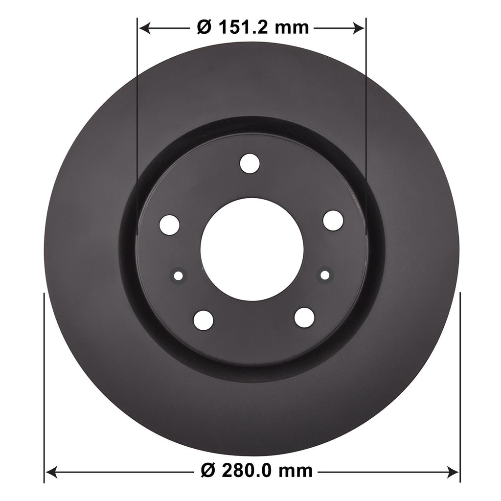 Gold Disc Brake Rotor 76035DG