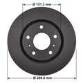Gold Disc Brake Rotor 76035DG