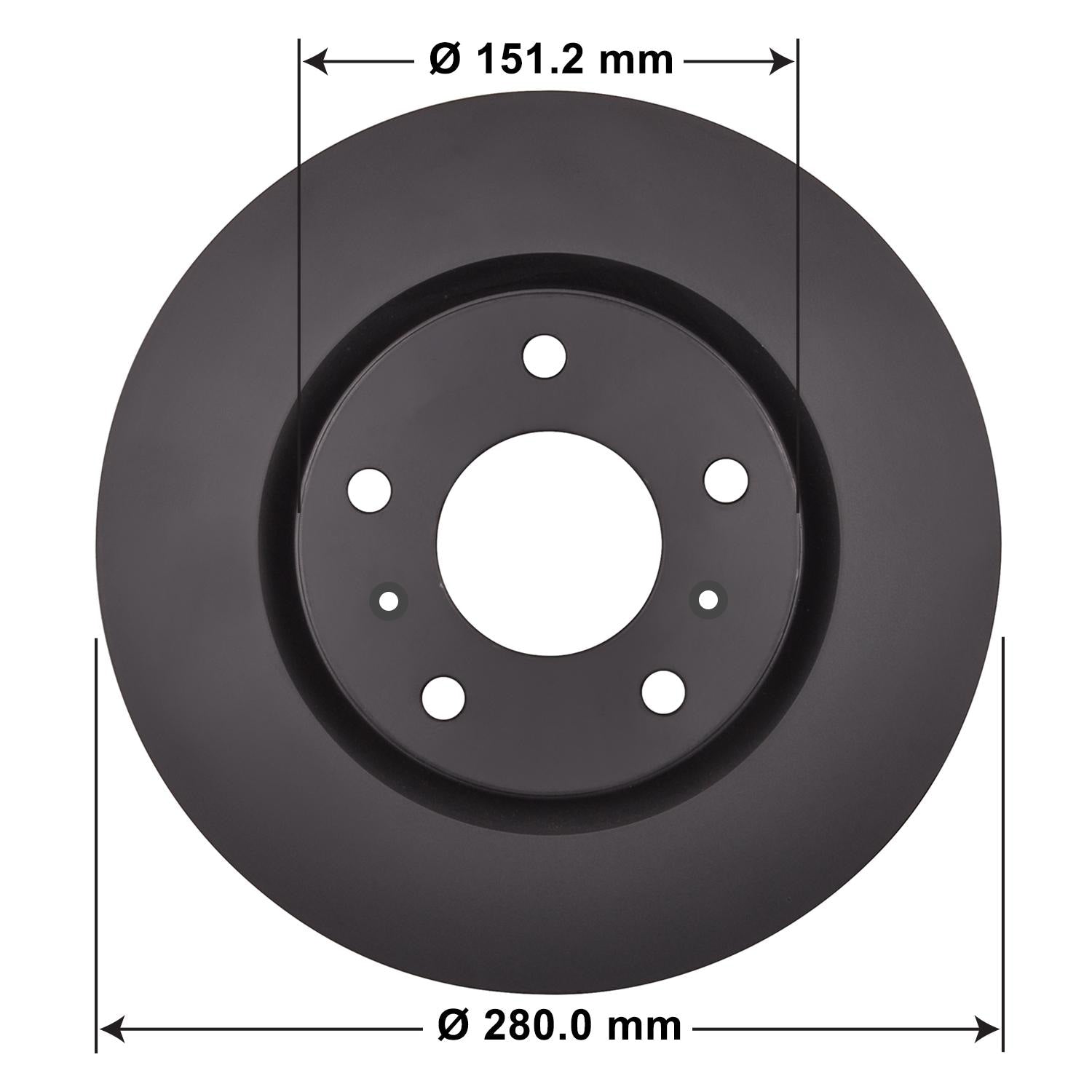 Gold Disc Brake Rotor 76035DG