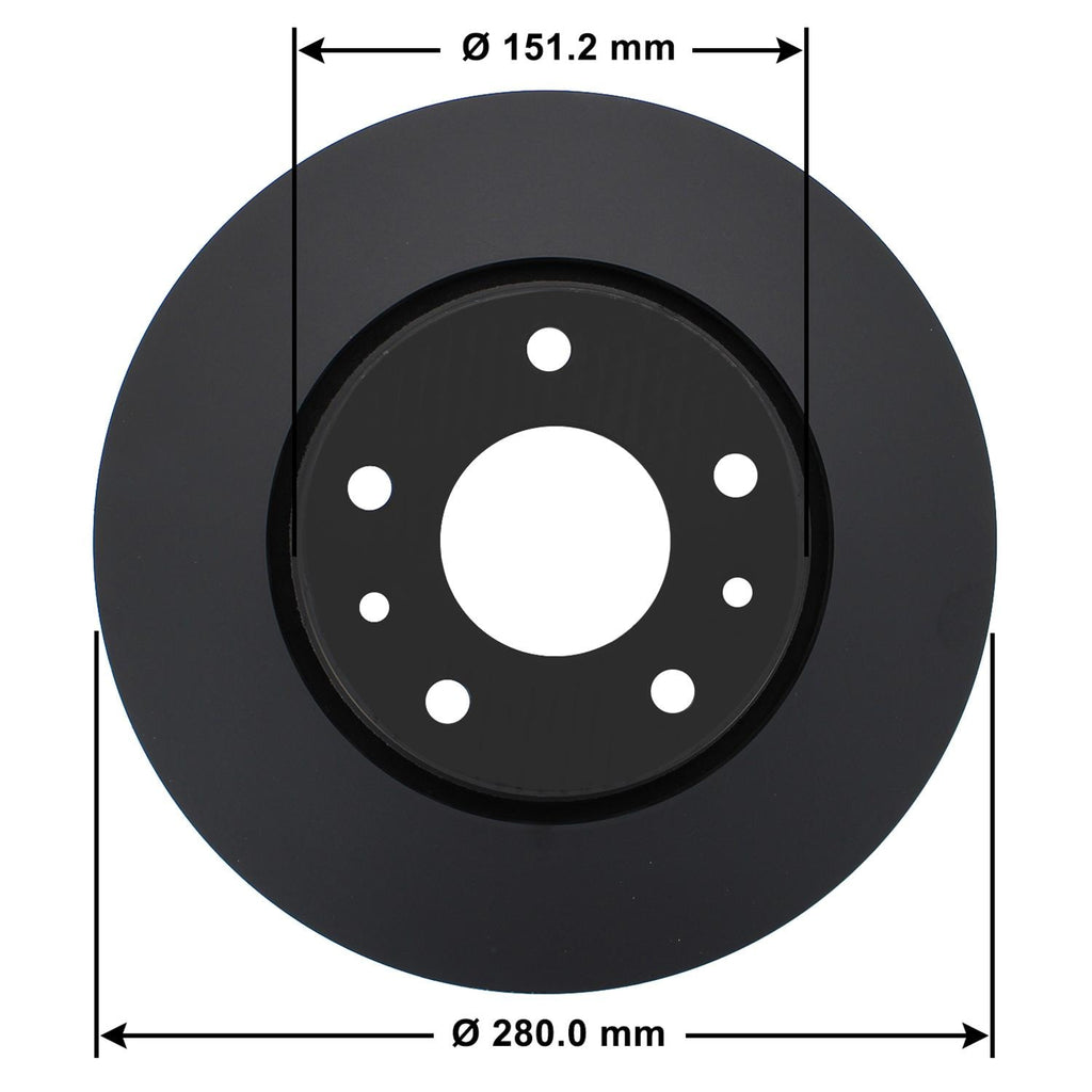 Gold Disc Brake Rotor 76035DG