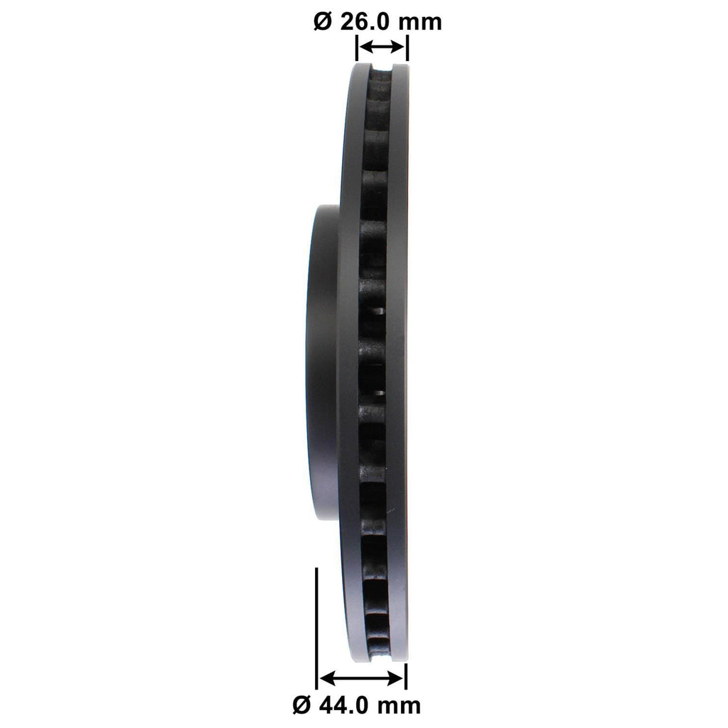 Gold Disc Brake Rotor 76037DG