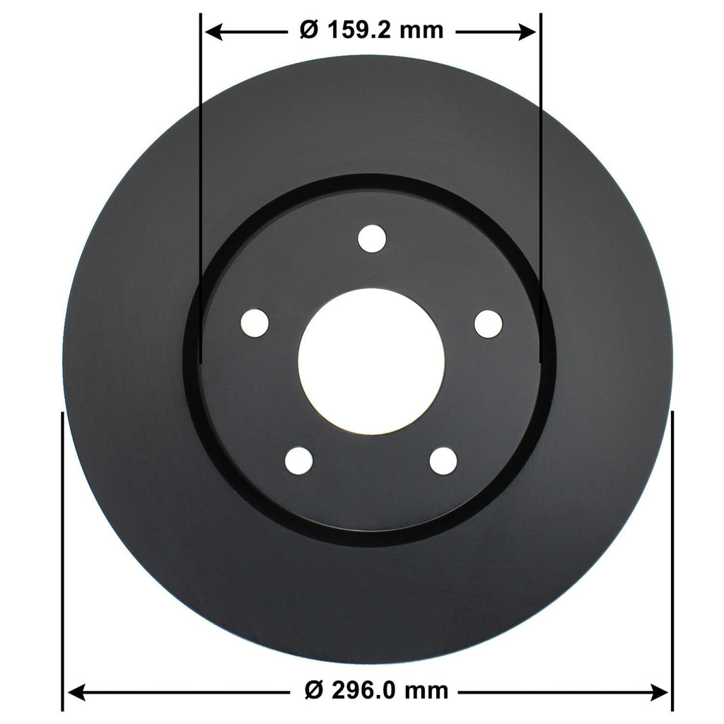 Gold Disc Brake Rotor 76037DG