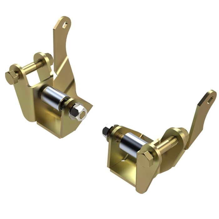 Outboard Shock Mount Spacer, Relocation Kit, JL/JT Lower Front