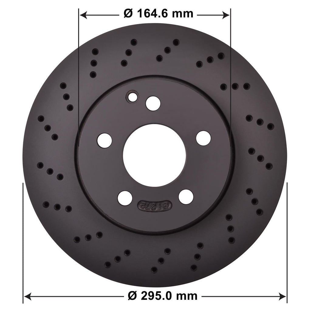 Gold Disc Brake Rotor 76607DG