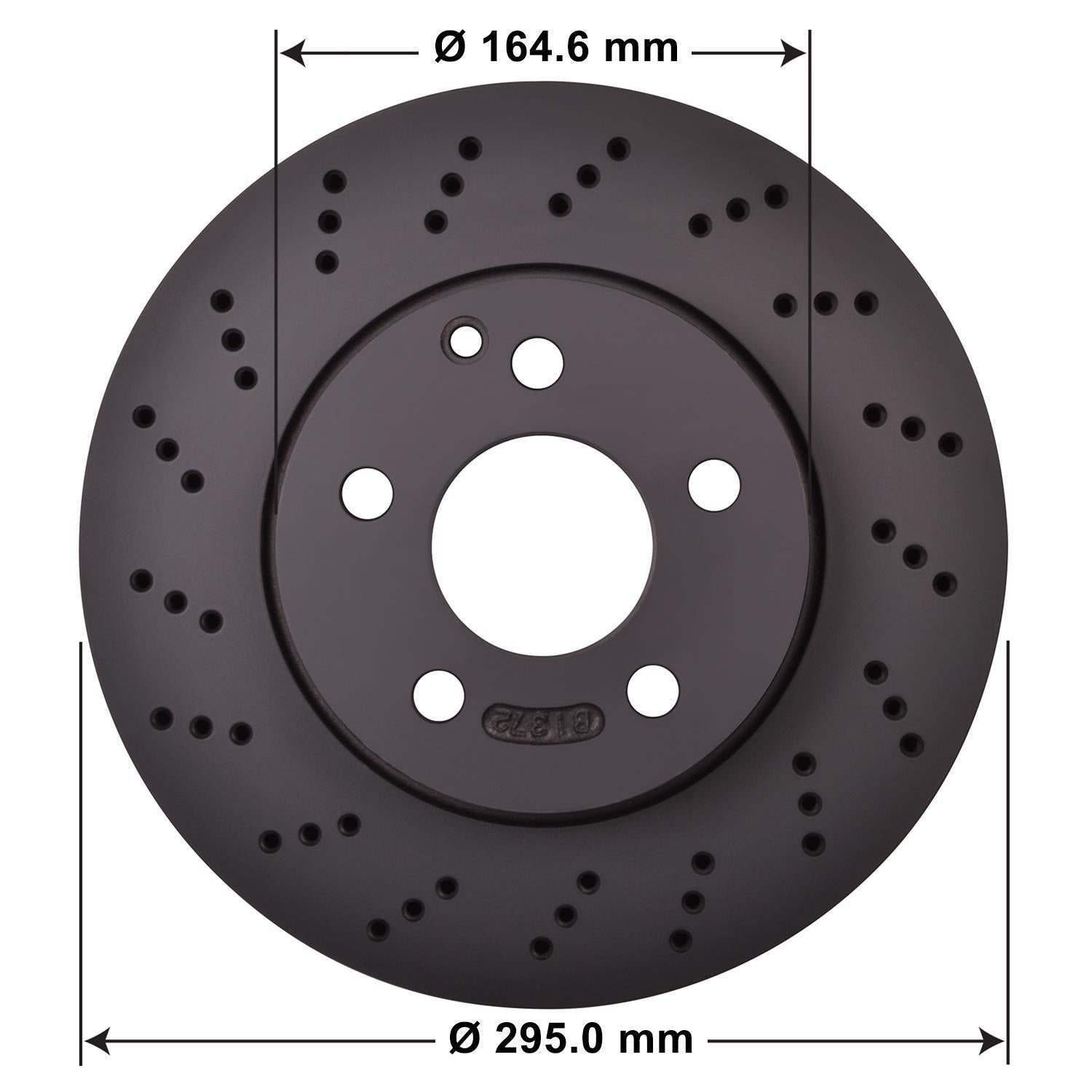 Gold Disc Brake Rotor 76607DG