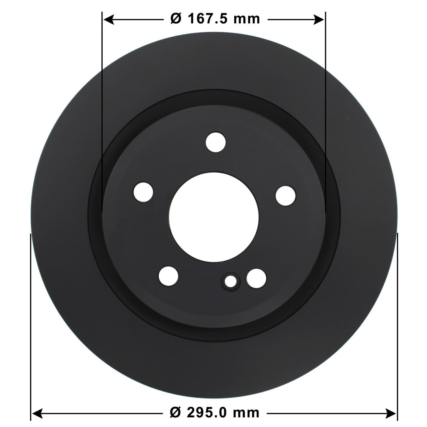 Gold Disc Brake Rotor 76635DG