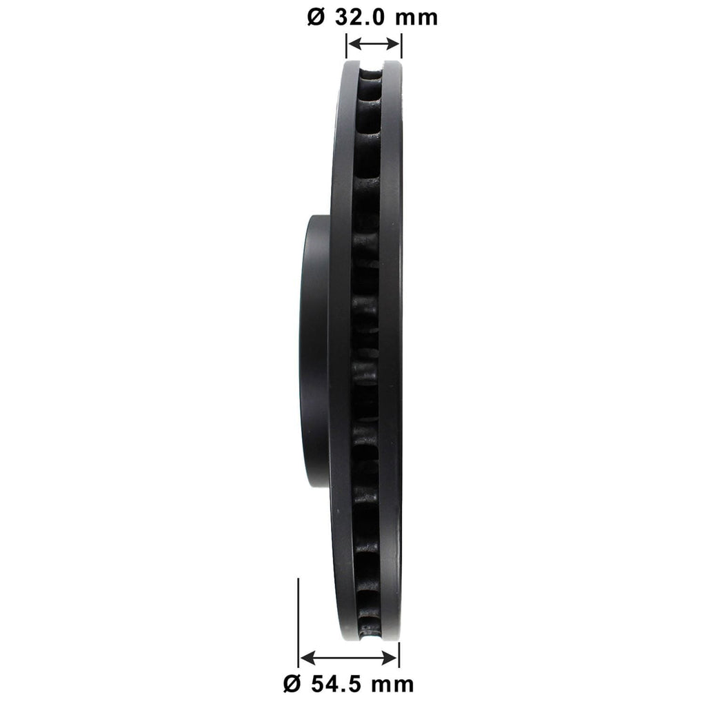 Gold Disc Brake Rotor 76637DG