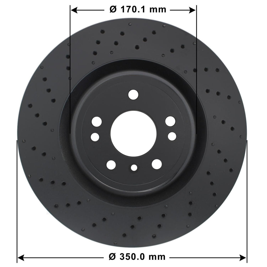 Gold Disc Brake Rotor 76637DG