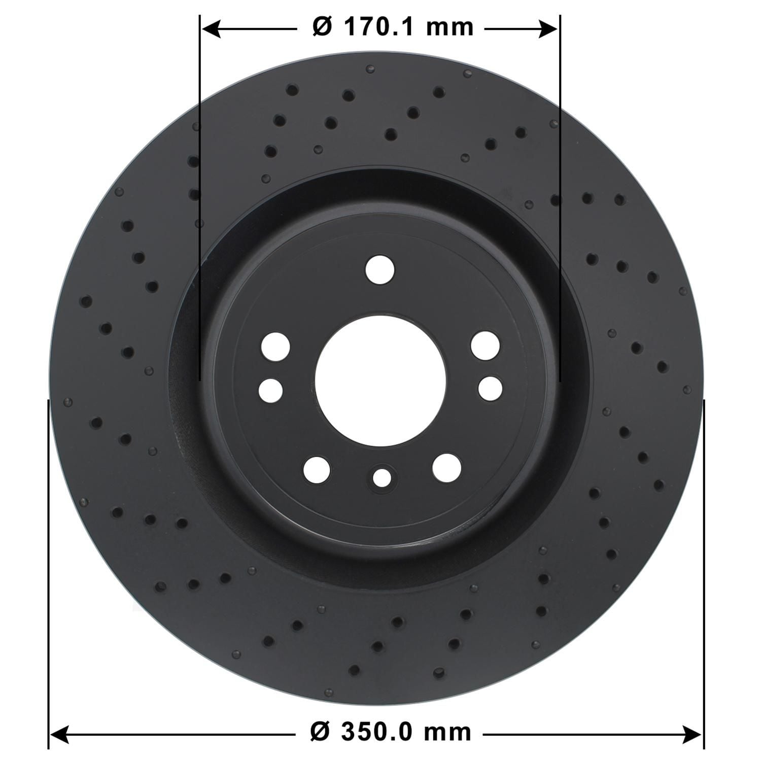 Gold Disc Brake Rotor 76637DG