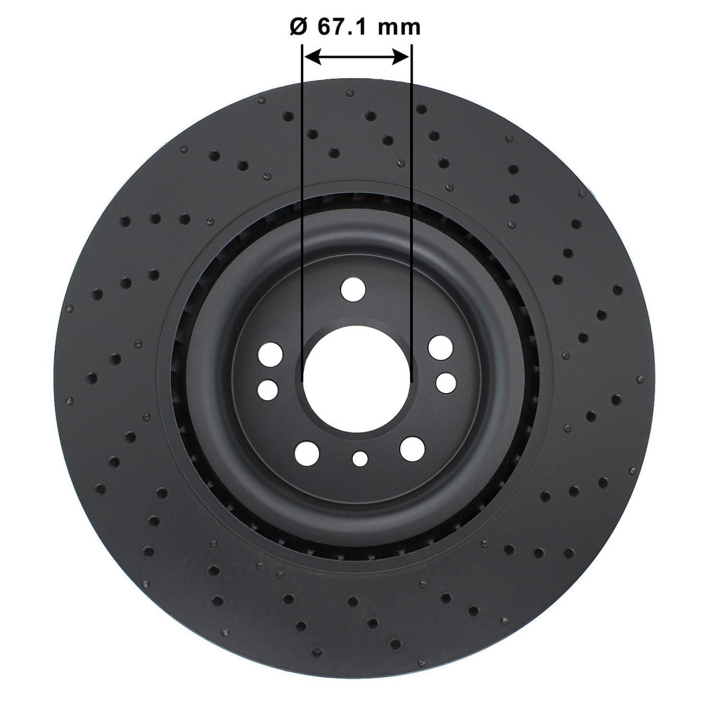 Gold Disc Brake Rotor 76637DG
