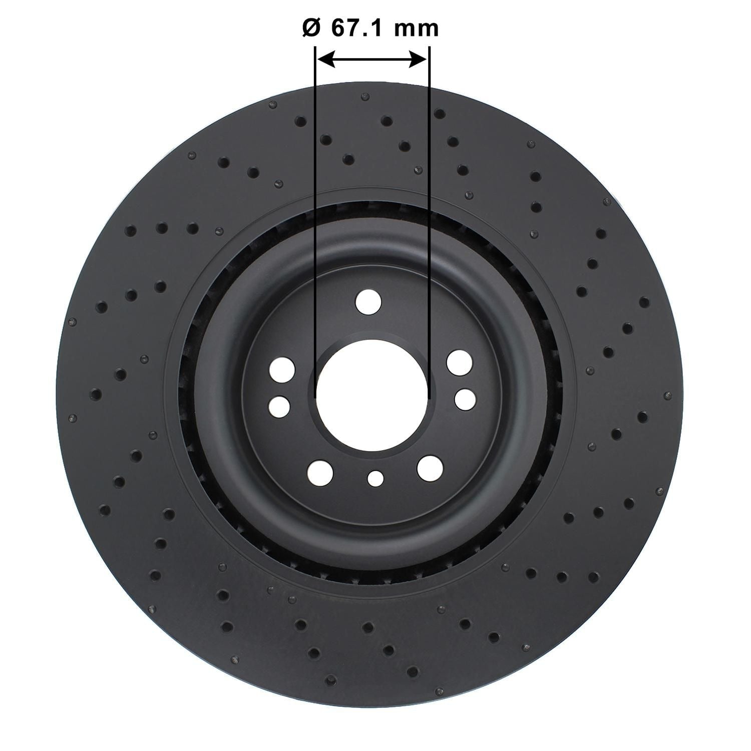Gold Disc Brake Rotor 76637DG