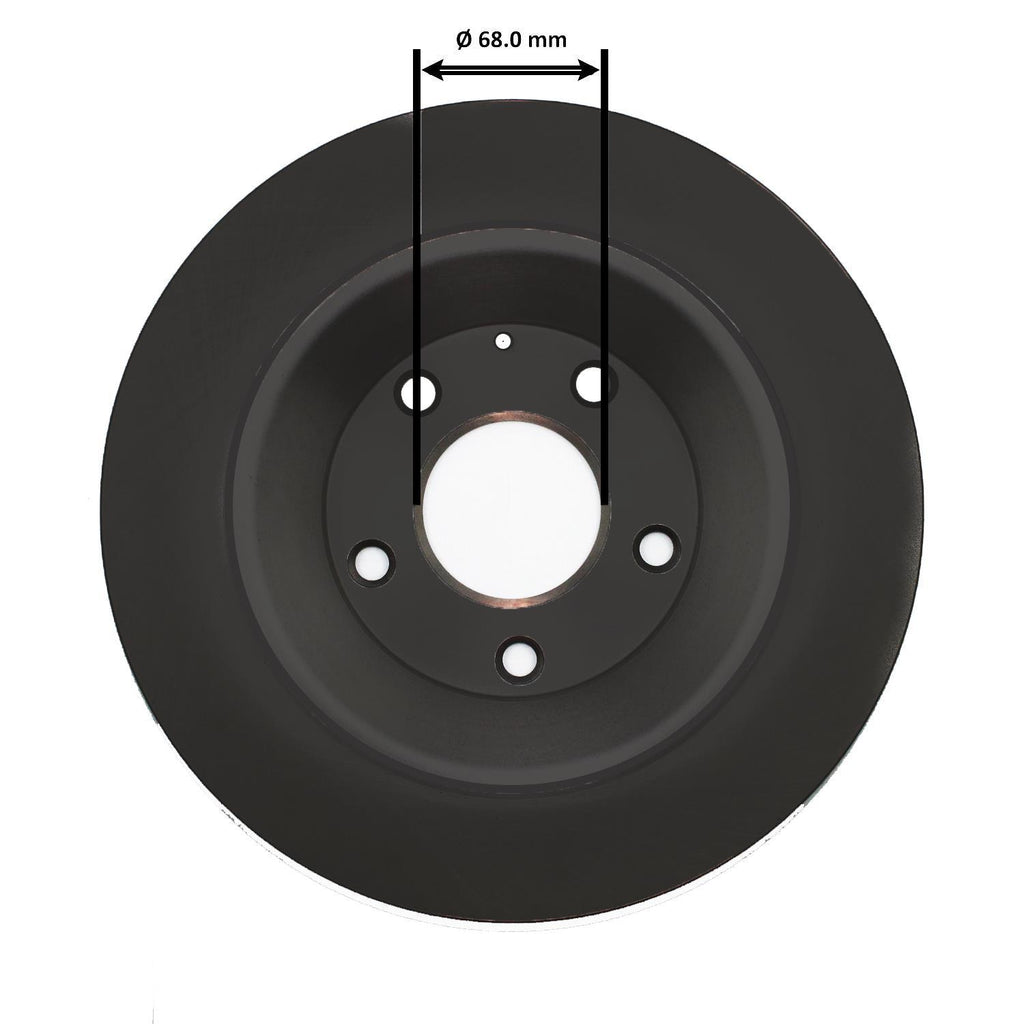Gold Disc Brake Rotor 77105DG