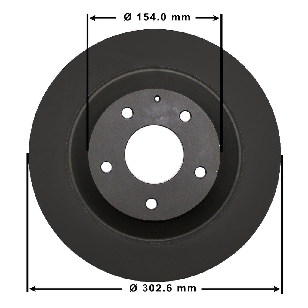Gold Disc Brake Rotor 77105DG